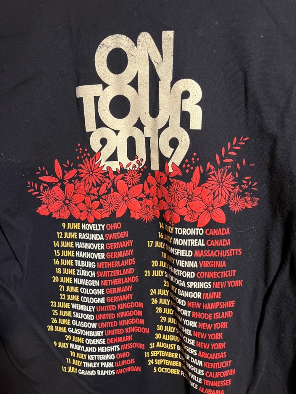 Sheryl Crow 2019 Tour t shirt - Picture 5 of 6
